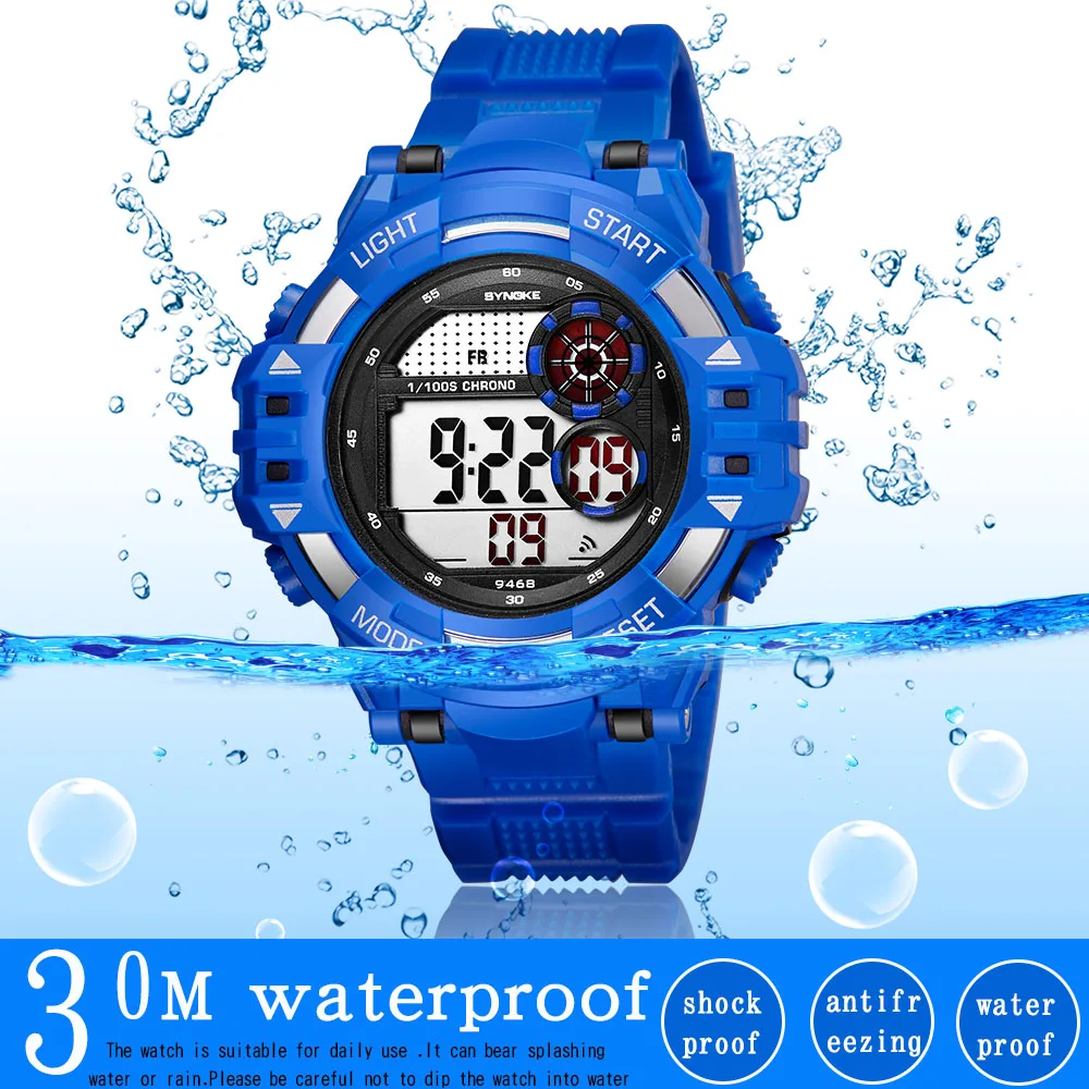 SYNOKE Men Watches Relogio Masculino Outdoor Sports Watch Fashion Led Waterproof Digital Wristwatch Timekeeping Male Clock
SYNOKE Men Watches Relogio Masculino Outdoor Sports Watch Fashion Led Waterproof Digital Wristwatch Timekeeping Male Clock