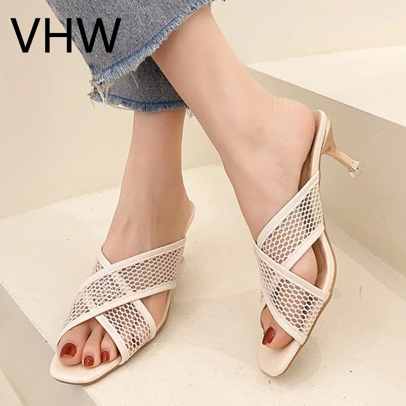 Women Sandals 2021 Summer Fashion Mesh Hollow Slippers Women High Heel Black Square Toe Sandals Ladies Party Sexy Pumps
Women Sandals 2021 Summer Fashion Mesh Hollow Slippers Women High Heel Black Square Toe Sandals Ladies Party Sexy Pumps
