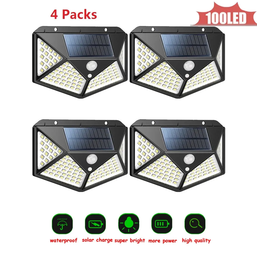 LED Solar lamp PIR Motion Sensor night light Emergency Security Outdoor Garden Street Pathway light Wall Spotlights 3 modes 4 si
LED Solar lamp PIR Motion Sensor night light Emergency Security Outdoor Garden Street Pathway light Wall Spotlights 3 modes 4 si