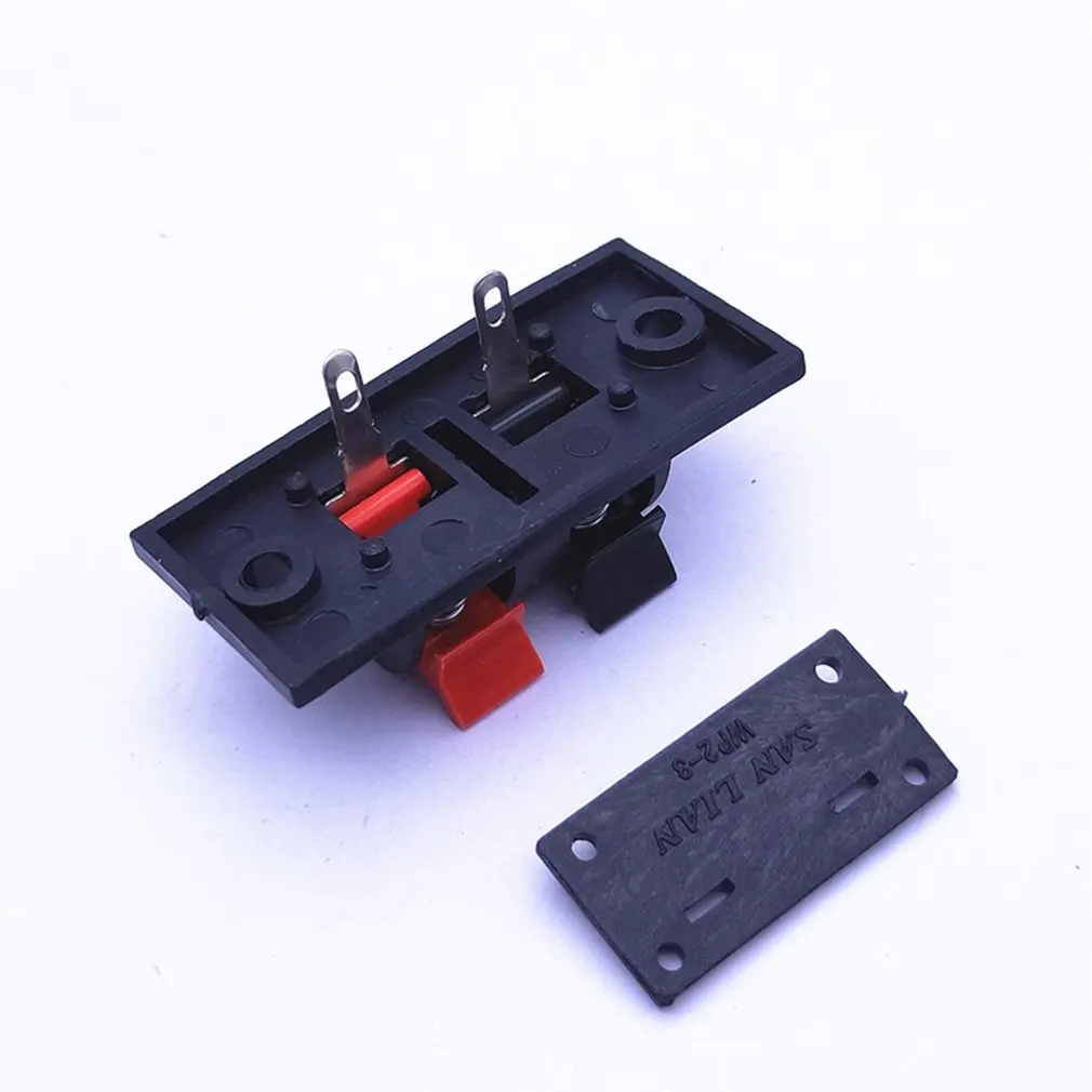 10pcs 2 Positions Connector Terminal Push In Jack Spring Load Audio Speaker Terminals Breadboard Clip Accessories
10pcs 2 Positions Connector Terminal Push In Jack Spring Load Audio Speaker Terminals Breadboard Clip Accessories