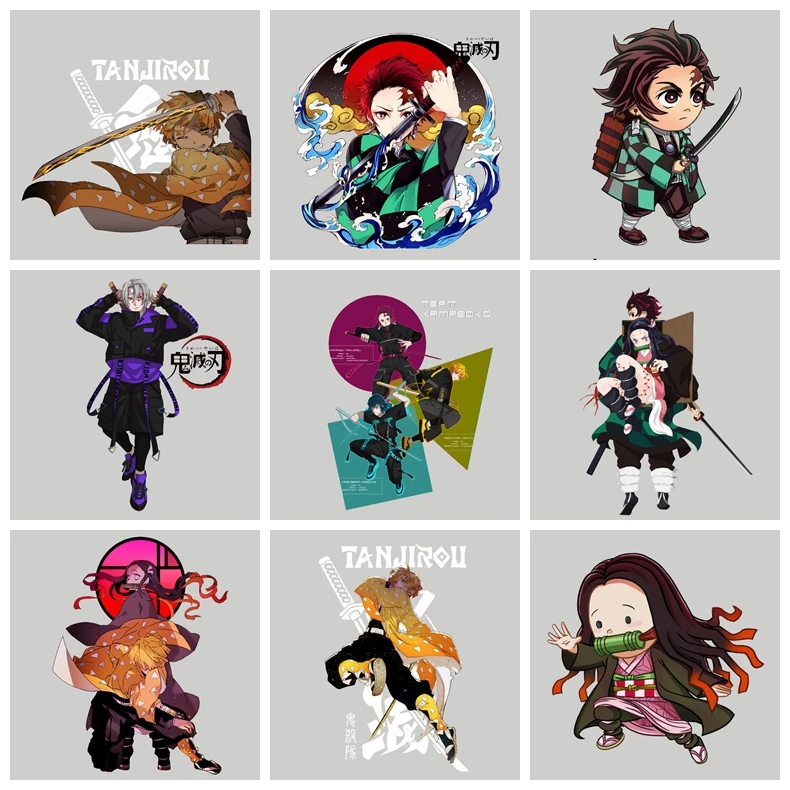 Anime Demon Slayer Thermo Stickers Heat Transfer Vinyl Patches for Clothing DIY T-shirt A-Level Washable Appliques Iron on Patch
Anime Demon Slayer Thermo Stickers Heat Transfer Vinyl Patches for Clothing DIY T-shirt A-Level Washable Appliques Iron on Patch