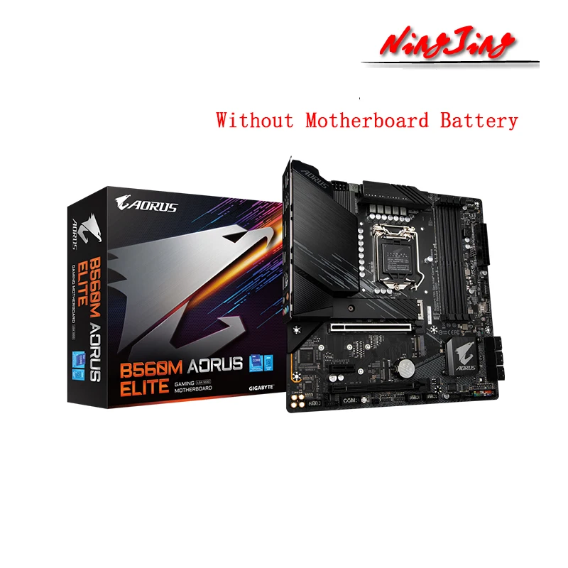 GA B560M AORUS ELITE (rev. 1 0) Micro ATX Intel B560 DDR4 5333(O.C.) Материнская плата 128G SATA M.2 с поддержкой 10 / 11