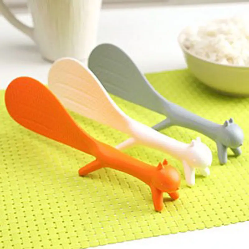 1PCS Lovely Kitchen Supplie Squirrel Shaped Ladle Non Stick Rice Paddle Meal Spoon Large size
1PCS Lovely Kitchen Supplie Squirrel Shaped Ladle Non Stick Rice Paddle Meal Spoon Large size