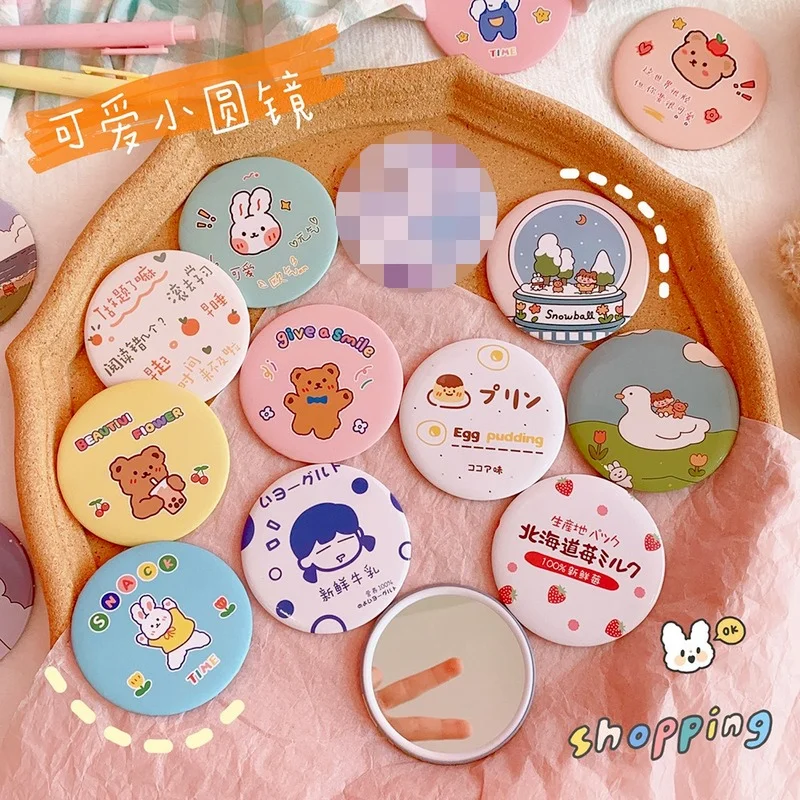 1PC Kawaii Cute Cartoon Portable Small Round Mirror Bear Rabbit Sweet Girl Mini Makeup Mirrors Travel Make Up Tools Small Mirror
1PC Kawaii Cute Cartoon Portable Small Round Mirror Bear Rabbit Sweet Girl Mini Makeup Mirrors Travel Make Up Tools Small Mirror