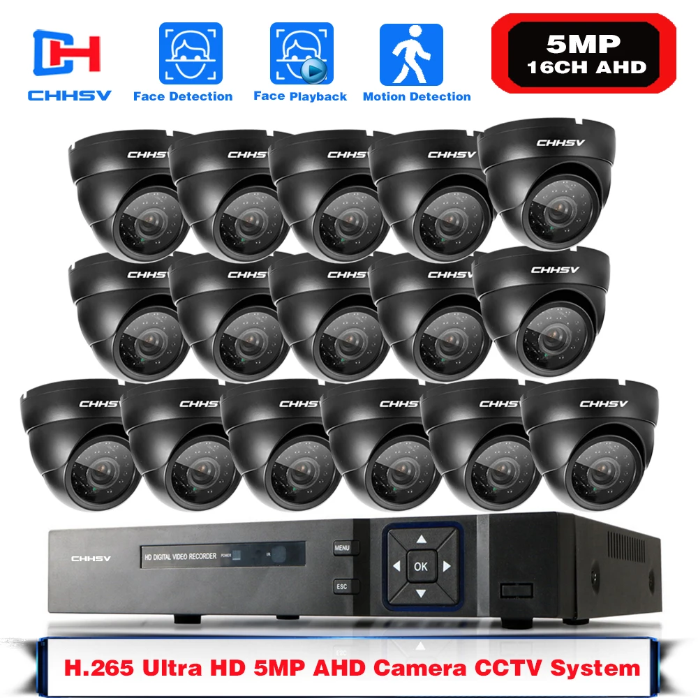 H.265 8CH 16CH 5MP AHD DVR Kit Система видеонаблюдения 16pcs 5MP 2592*1944P HD наружная водонепроницаемая купольная камера P2P комплект видеонаблюдения
H.265 8CH 16CH 5MP AHD DVR Kit Система видеонаблюдения 16pcs 5MP 2592*1944P HD наружная водонепроницаемая купольная камера P2P комплект видеонаблюдения