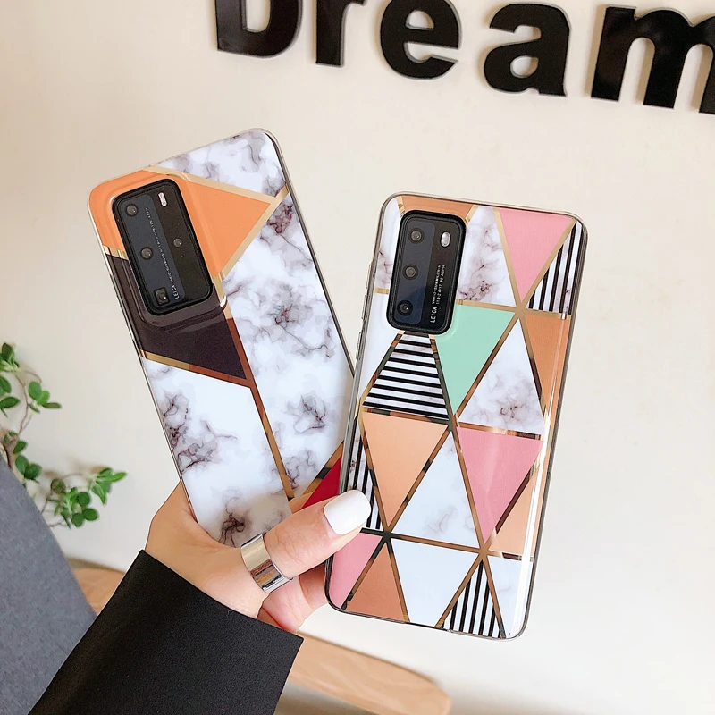 Чехол для Asus Rog Phone 3 мягкий силиконовый противоударный с мраморным узором
