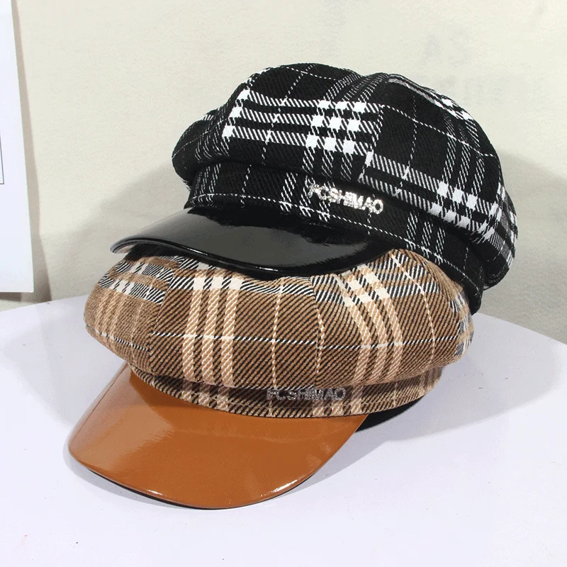New Autumn Winter Military Hats Vintage Lattice Beret Hats For Women Thread Tweed England Octagonal Hat Warm Wool Newsboy Hat
New Autumn Winter Military Hats Vintage Lattice Beret Hats For Women Thread Tweed England Octagonal Hat Warm Wool Newsboy Hat