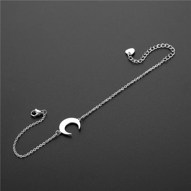 2021 Fashion Stainless Steel Silver Moon Bracelets for Women Girl Glamour Simple Crescent Moon Bracelet Jewelry Wholesal
2021 Fashion Stainless Steel Silver Moon Bracelets for Women Girl Glamour Simple Crescent Moon Bracelet Jewelry Wholesal