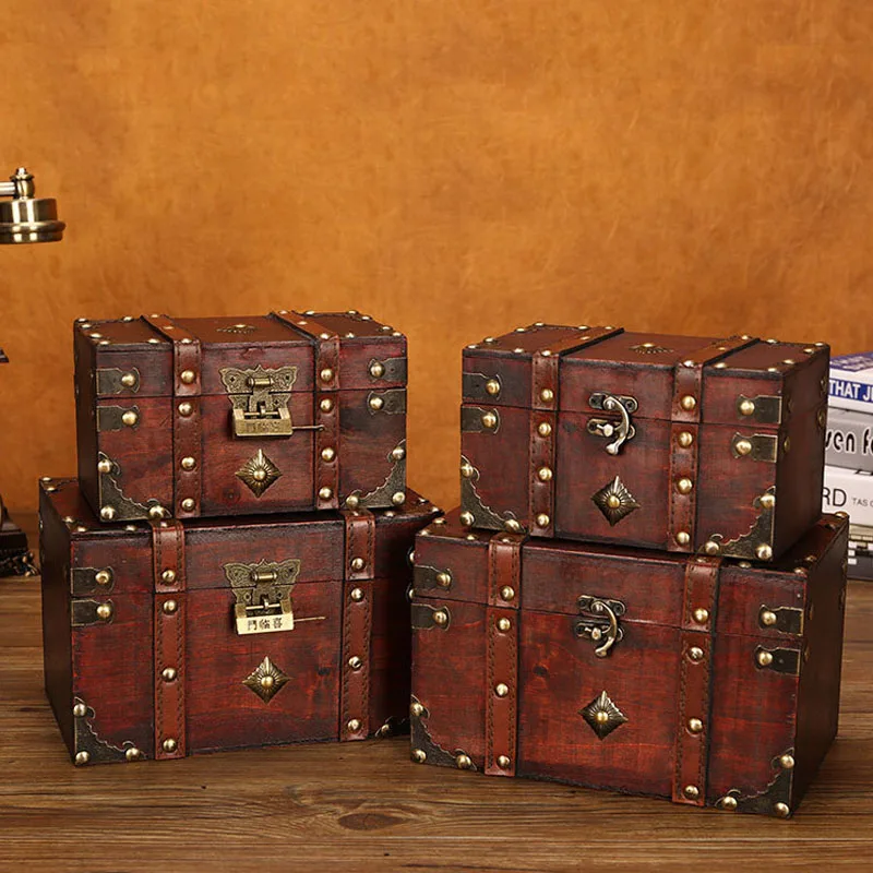 European Retro Wooden Square Jewelry Storage Box Props Wood Crafts Treasure Chest Organizer Home Decoration Packing Box Gift
European Retro Wooden Square Jewelry Storage Box Props Wood Crafts Treasure Chest Organizer Home Decoration Packing Box Gift