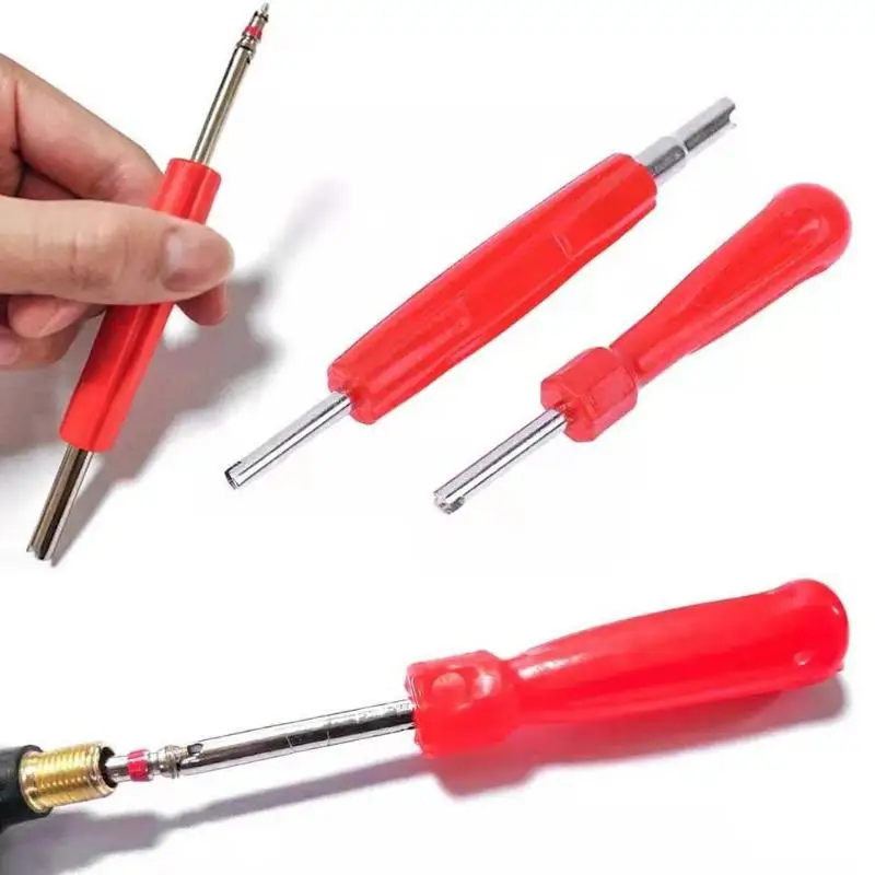 Portable Valve Core Remover Wrench Plastic Handle Iron Plated Wrench Core Car Bike Bicycle Motorcycle Tire Repair Tools
Portable Valve Core Remover Wrench Plastic Handle Iron Plated Wrench Core Car Bike Bicycle Motorcycle Tire Repair Tools