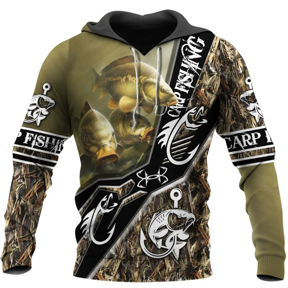 Carp Fishing Hoodies Animal Hunting 3D Printed Sweatshirt Men Women Fashion Zipper Hoodie Harajuku Streetwear Camouflage Jackets
Carp Fishing Hoodies Animal Hunting 3D Printed Sweatshirt Men Women Fashion Zipper Hoodie Harajuku Streetwear Camouflage Jackets