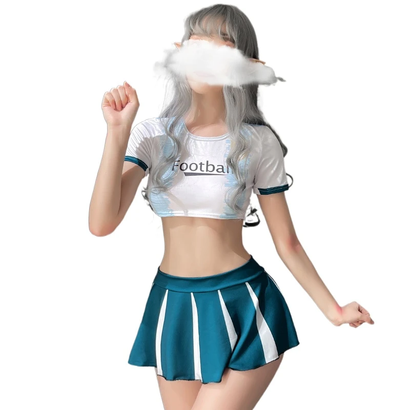 Jacket Top Blouse Sexy Lingerie Set Sexi Women Short Skirt Thong Erotic Underwear Ladies Panties Cheerleading Team Uniform Dress
Jacket Top Blouse Sexy Lingerie Set Sexi Women Short Skirt Thong Erotic Underwear Ladies Panties Cheerleading Team Uniform Dress