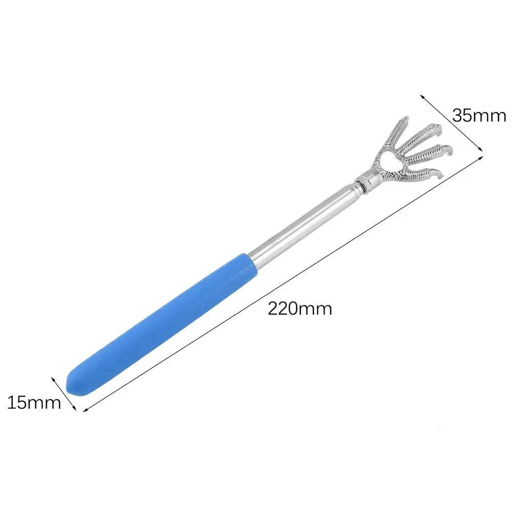 Compact Telescopic Claw Stainless Steel Massager Back Scratcher Adjustable Back Scratching Massage Hand Claw Protective Stinger
Compact Telescopic Claw Stainless Steel Massager Back Scratcher Adjustable Back Scratching Massage Hand Claw Protective Stinger