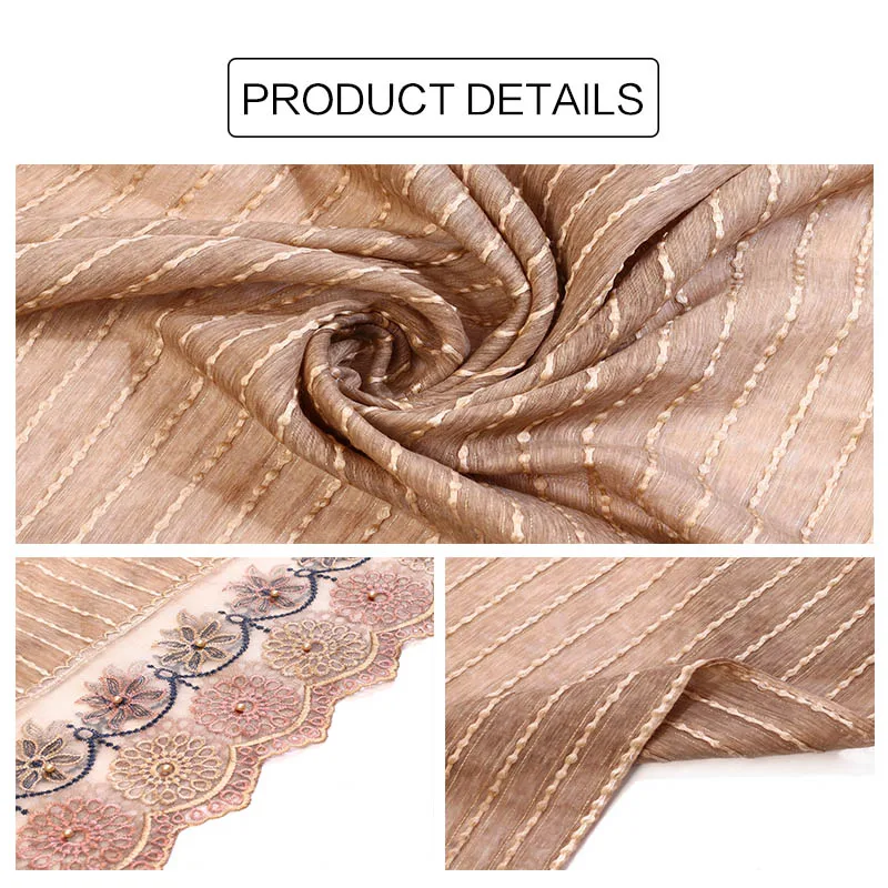 Fashion lace embroidered Pearl scarf hijab imitation silk polyester shawl women flower muslim turban long scarves
Fashion lace embroidered Pearl scarf hijab imitation silk polyester shawl women flower muslim turban long scarves