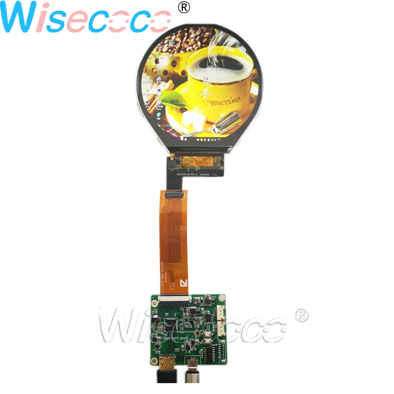 3.4 Inch Circular Display Round Screen 800×800 231PPI RGB TFT LCD 39 Pins MIPI USB Driver Controller Board
3.4 Inch Circular Display Round Screen 800×800 231PPI RGB TFT LCD 39 Pins MIPI USB Driver Controller Board