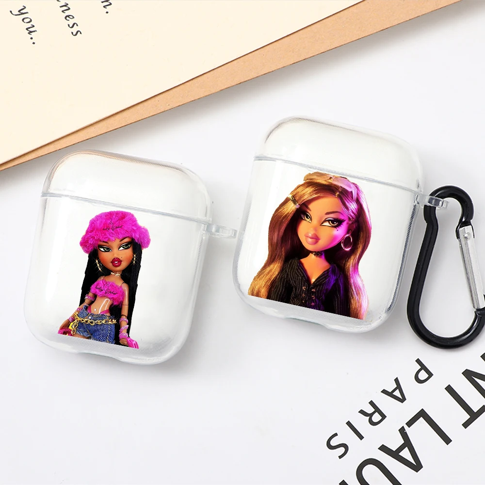 Cute Doll Bratz Soft Silicone Case For Airpods Pro 2 1 Bluetooth Wireless Earphone Cute Cartoon Clear Cover Charging Box Bag
Cute Doll Bratz Soft Silicone Case For Airpods Pro 2 1 Bluetooth Wireless Earphone Cute Cartoon Clear Cover Charging Box Bag