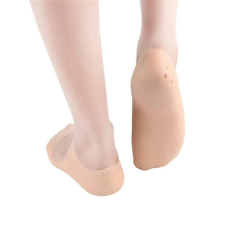 

1pair New Silicone Insole Gel Sock Foot Care Tool Feet Protector Pain Relief Crack Prevention Moisturize Dead Skin Removal Sock