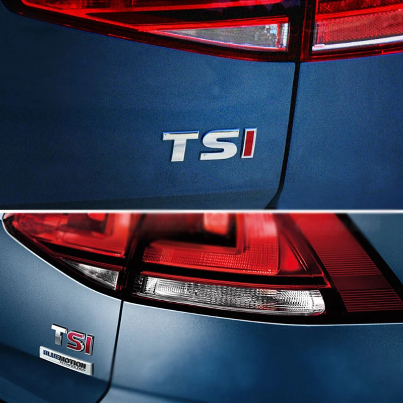 1Pcs 3D Metal TSI Car Side Rear Trunk Emblem Badge Sticker Decals for Volkswagen Sagitar Golf Magotan Polaris Boracay 
1Pcs 3D Metal TSI Car Side Rear Trunk Emblem Badge Sticker Decals for Volkswagen Sagitar Golf Magotan Polaris Boracay
