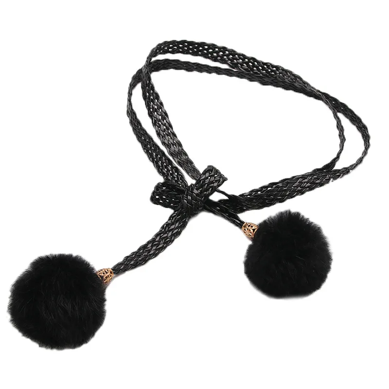 Women Bohemia Style Braided Rabbit Woolen Belt Fashion Ladies Woven Knot Decorated Waist Chain Waist Rope Accessories 2021 New
Women Bohemia Style Braided Rabbit Woolen Belt Fashion Ladies Woven Knot Decorated Waist Chain Waist Rope Accessories 2021 New