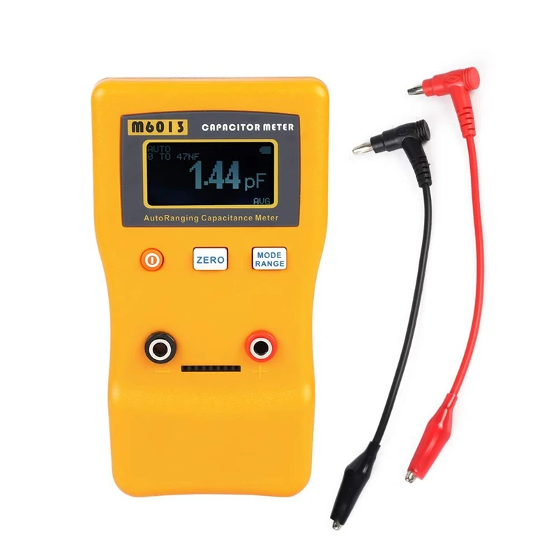 M6013 High Precision Capacitor Meter Professional Measuring Capacitance Resistance Circuit Tester Measurement Tools
M6013 High Precision Capacitor Meter Professional Measuring Capacitance Resistance Circuit Tester Measurement Tools