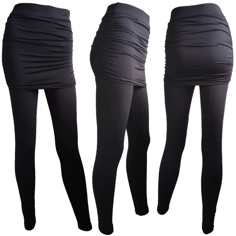 GOOHOJIO 2021 New Spring and Autumn Casual Women Elastic Band Pants Skinny Fake Two Pants Women High Waist Culottes for Ladies
GOOHOJIO 2021 New Spring and Autumn Casual Women Elastic Band Pants Skinny Fake Two Pants Women High Waist Culottes for Ladies
