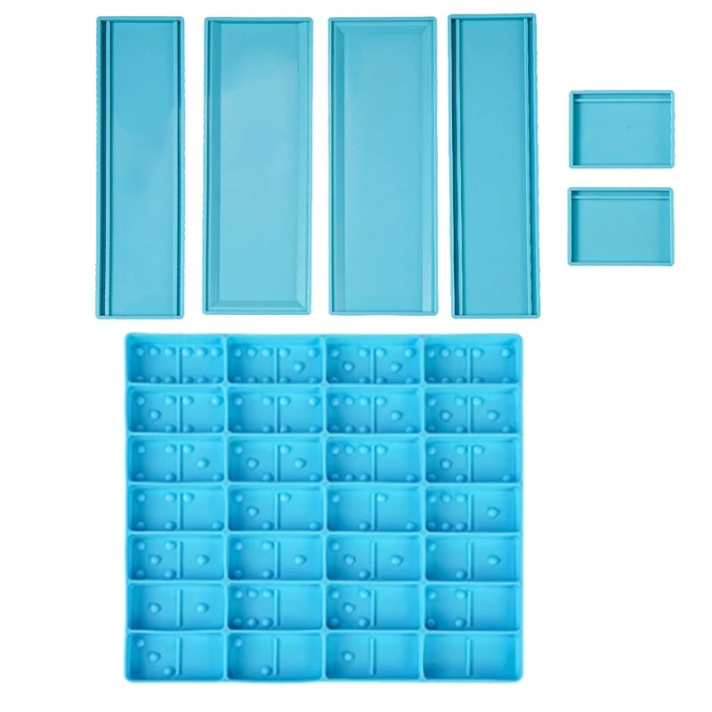1 Set Dominoes Storage Box Epoxy Resin Mold Dot Dominoes Silicone Mould DIY Crafts Domino Game Casting Tool T5UF
1 Set Dominoes Storage Box Epoxy Resin Mold Dot Dominoes Silicone Mould DIY Crafts Domino Game Casting Tool T5UF