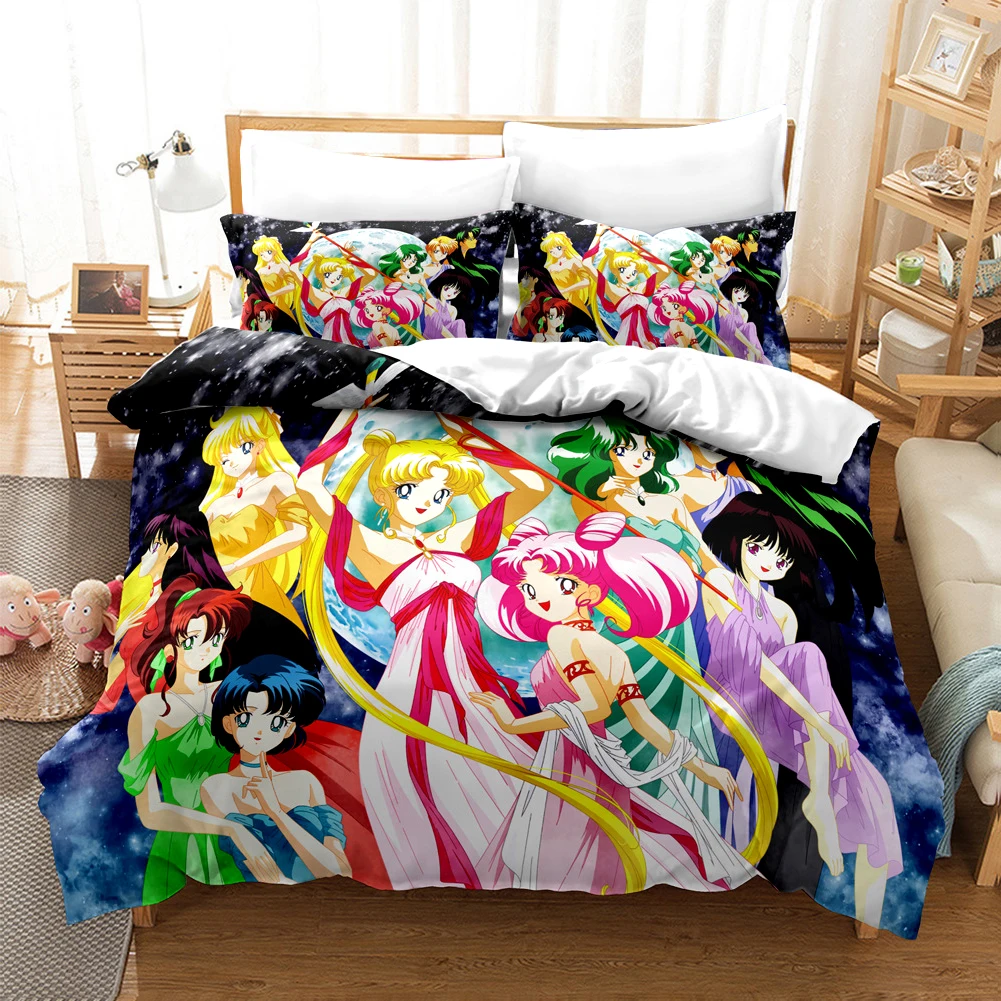 3D Anime Sailor Moon Duvet Cover & Pillow Cover Bedding Set Single Double Twin Full Queen King Size Bed Set for Bedroom Decor
3D Anime Sailor Moon Duvet Cover & Pillow Cover Bedding Set Single Double Twin Full Queen King Size Bed Set for Bedroom Decor
