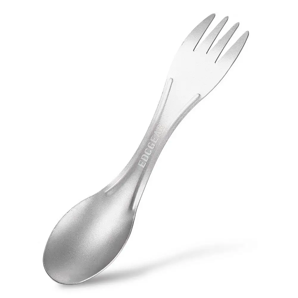 Dual-purpose Spoon Titanium Alloy Tableware Outdoor Camping Picnic Titanium Spork Spoon 2 In 1 Spoon Fork
Dual-purpose Spoon Titanium Alloy Tableware Outdoor Camping Picnic Titanium Spork Spoon 2 In 1 Spoon Fork