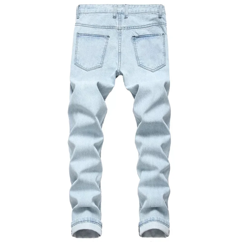 New Trendy Men Skinny Biker Destroyed Jeans Homme 2020 New Fashion Sexy Casual Jeans Men
New Trendy Men Skinny Biker Destroyed Jeans Homme 2020 New Fashion Sexy Casual Jeans Men