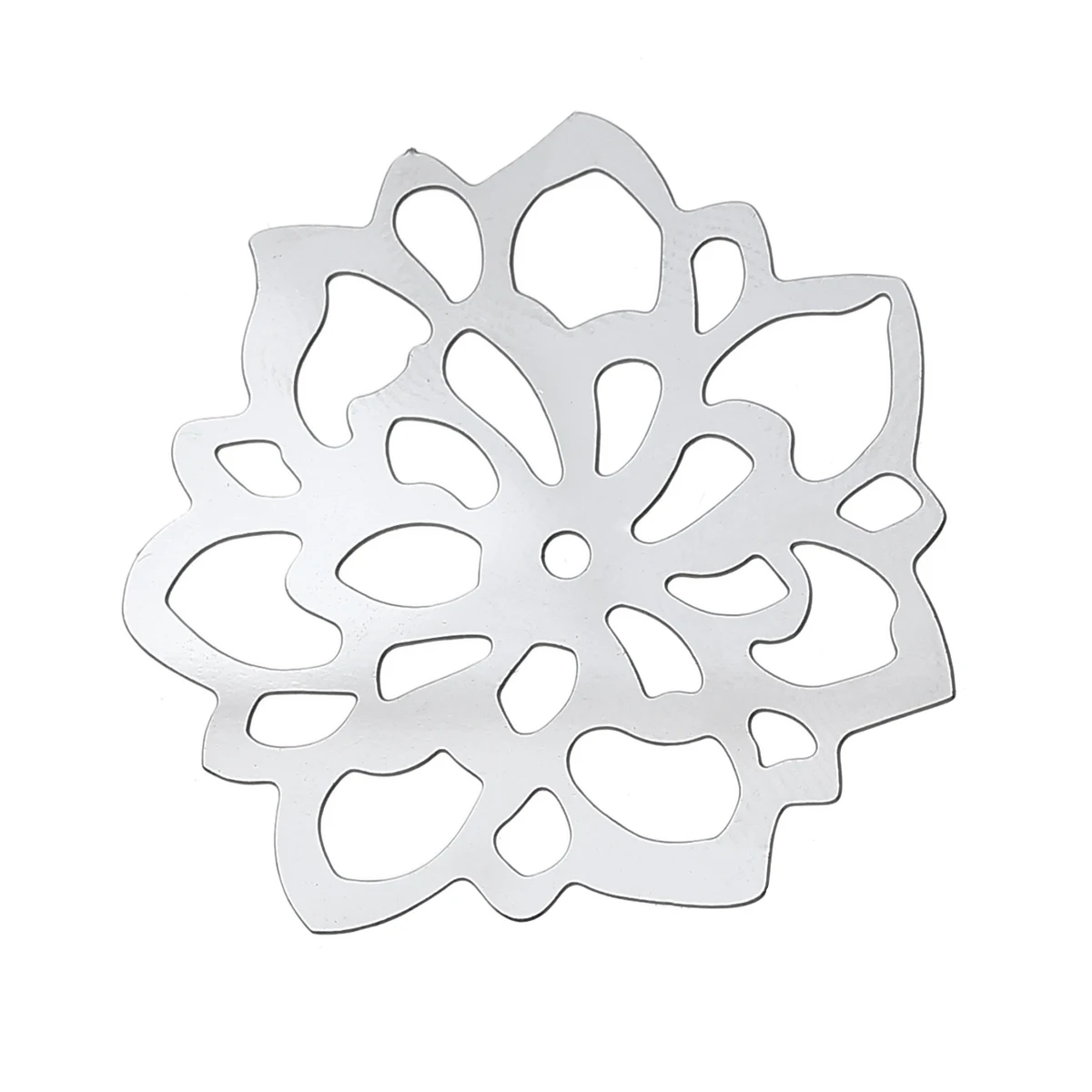 DoreenBeads филигранная нержавеющая сталь фурнитура для украшений цветок серебряного цвета полый 35 мм (1 3/8 дюйма) x 34 мм (1 3/8 дюйма), 1 шт.
DoreenBeads филигранная нержавеющая сталь фурнитура для украшений цветок серебряного цвета полый 35 мм (1 3/8 дюйма) x 34 мм (1 3/8 дюйма), 1 шт.