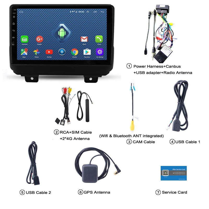 Android 8.0 2+32G 4G 3G WIFI netcom 2.5D 9 inch touch Screen For Jeep Wrangler 2018 GPS dvd radio Navigation Multimedia Player
Android 8.0 2+32G 4G 3G WIFI netcom 2.5D 9 inch touch Screen For Jeep Wrangler 2018 GPS dvd radio Navigation Multimedia Player