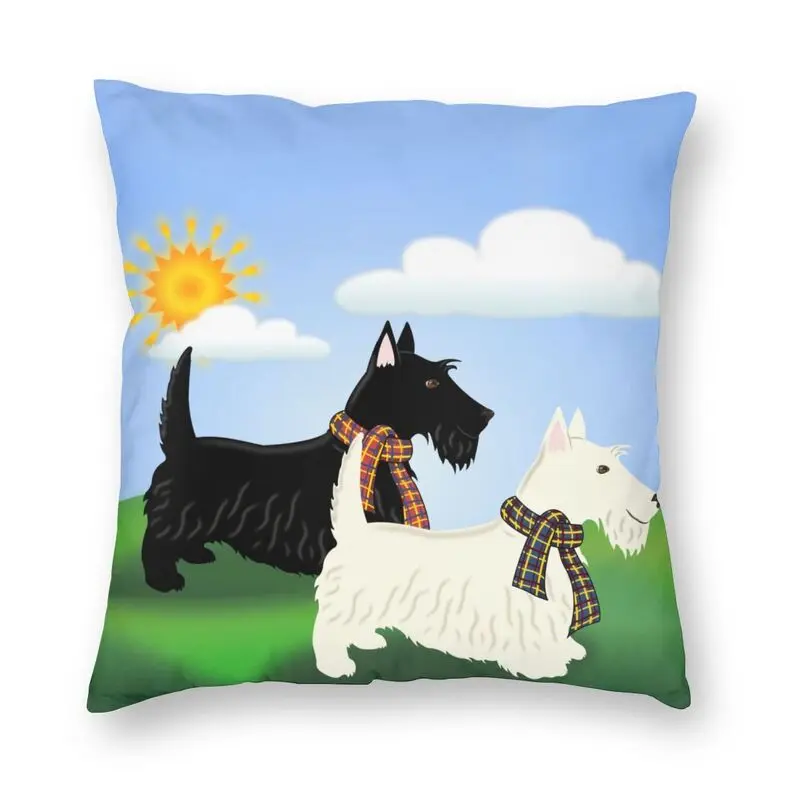 Крутая черно-белая наволочка для подушки в виде Скотти собаки домашний Декор Шотландский Терьер квадратная наволочка 45x45
Крутая черно-белая наволочка для подушки в виде Скотти собаки домашний Декор Шотландский Терьер квадратная наволочка 45x45
