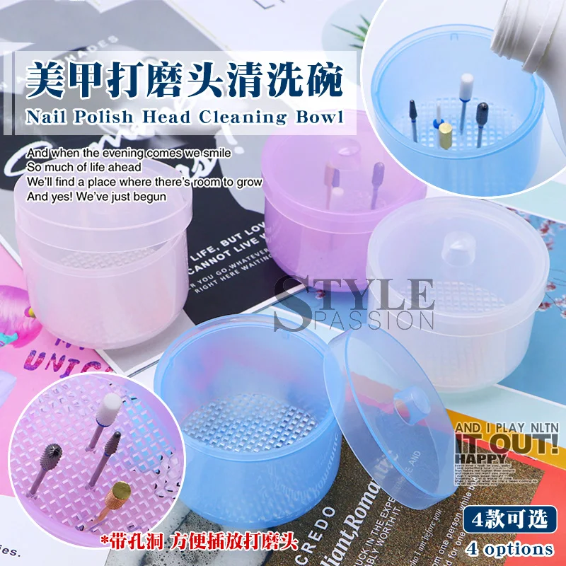 Nail Art Drill Bits Grinding Head Sterilizer Disinfection Box (4 colors) Storage Box Needle Round Clean Sterilizer Plastic Case 
Nail Art Drill Bits Grinding Head Sterilizer Disinfection Box (4 colors) Storage Box Needle Round Clean Sterilizer Plastic Case
