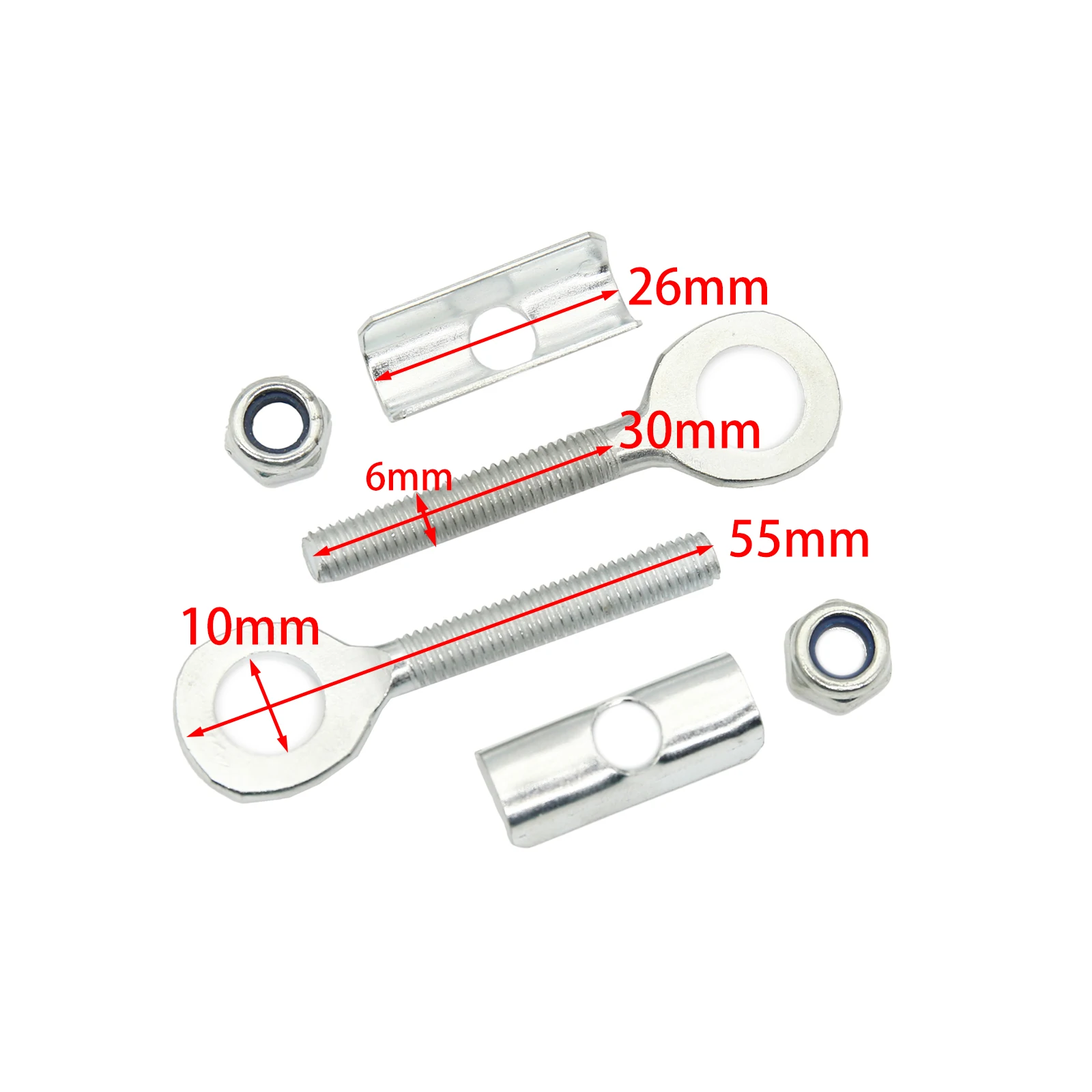 2PCS Fixed Gear Bicycle Chain Adjust Bolt 30mm 1 Speed Commuting Bike Chain Tensioner Pull Tight Screw Bolts
2PCS Fixed Gear Bicycle Chain Adjust Bolt 30mm 1 Speed Commuting Bike Chain Tensioner Pull Tight Screw Bolts