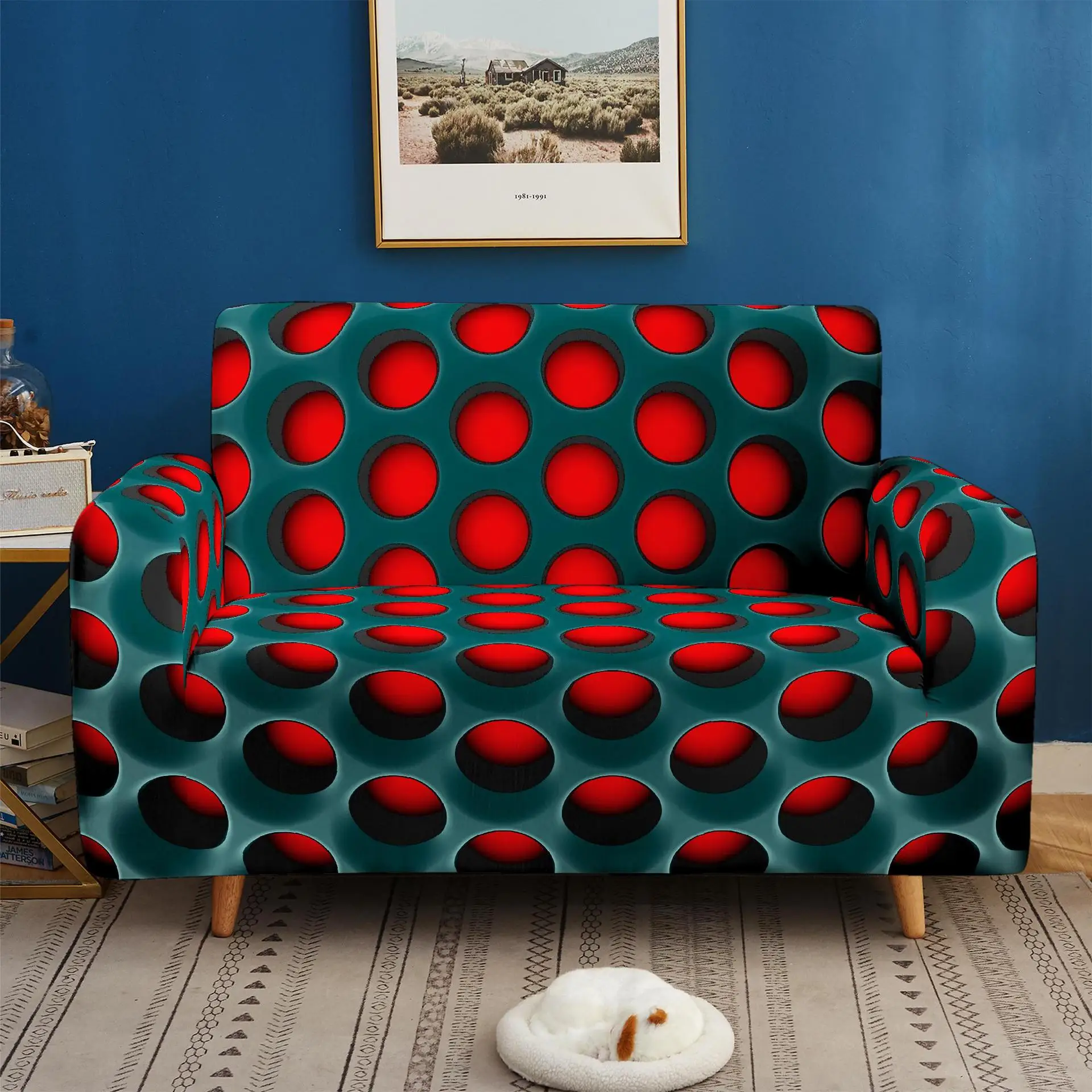 Elastic Polyester Sofa Covers Bohemian Style Grid Contracted Knitted Fabric Slipcovers Protector 1/2/3/4 Seater
Elastic Polyester Sofa Covers Bohemian Style Grid Contracted Knitted Fabric Slipcovers Protector 1/2/3/4 Seater