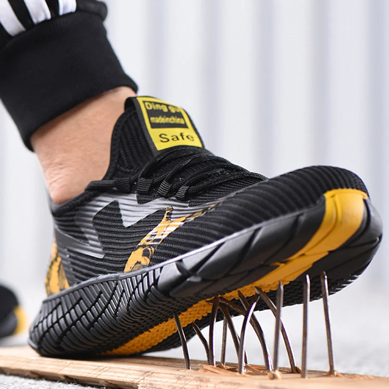 Male Indestructible Work Shoes Sneakers Men Boots Anti-puncture Safety Shoes Men Anti-smash Work Boots Steel Toe Shoes Footwear
Male Indestructible Work Shoes Sneakers Men Boots Anti-puncture Safety Shoes Men Anti-smash Work Boots Steel Toe Shoes Footwear