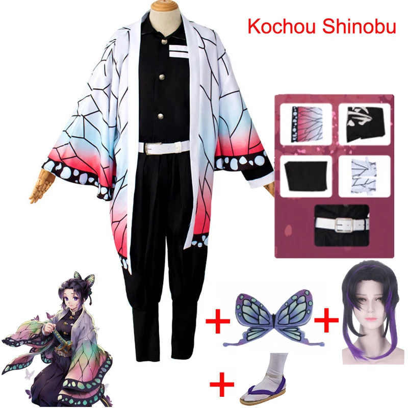 Аниме Demon Slayer Kimetsu no Yaiba Kochou Shinobu Косплей Обувь Парик Бабочка Головной убор Косметические контактные линзы
Аниме Demon Slayer Kimetsu no Yaiba Kochou Shinobu Косплей Обувь Парик Бабочка Головной убор Косметические контактные линзы