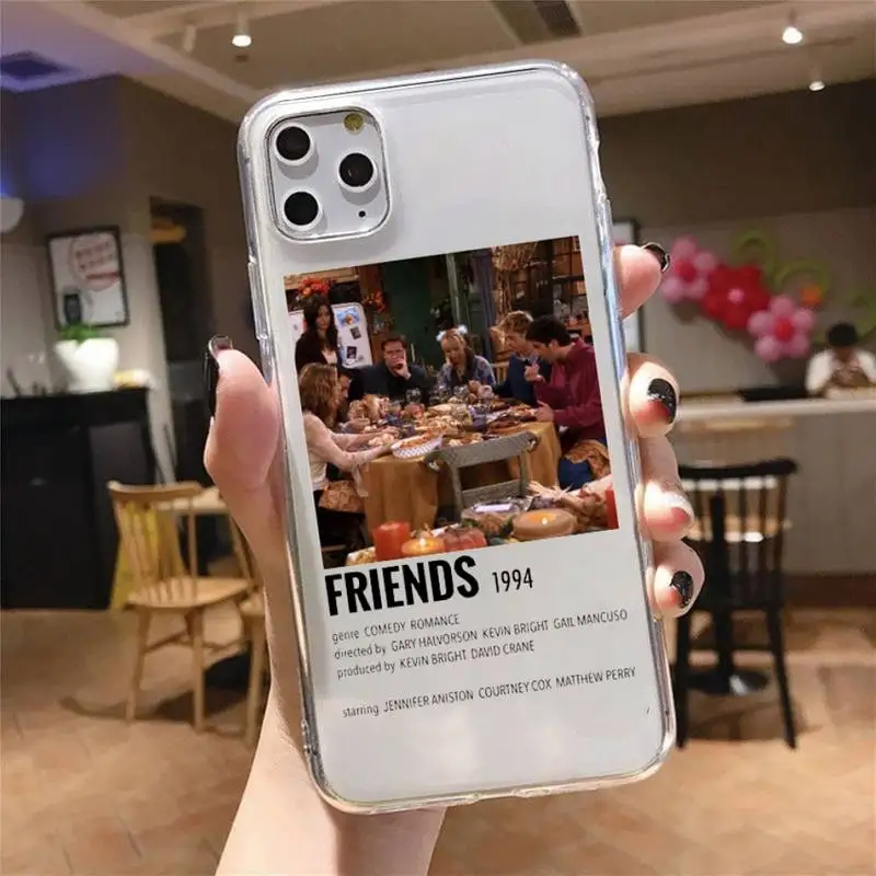 Friends TV Phone Case Transparent for iPhone 6 7 8 11 12 s mini pro X XS XR MAX Plus cover funda shell
Friends TV Phone Case Transparent for iPhone 6 7 8 11 12 s mini pro X XS XR MAX Plus cover funda shell
