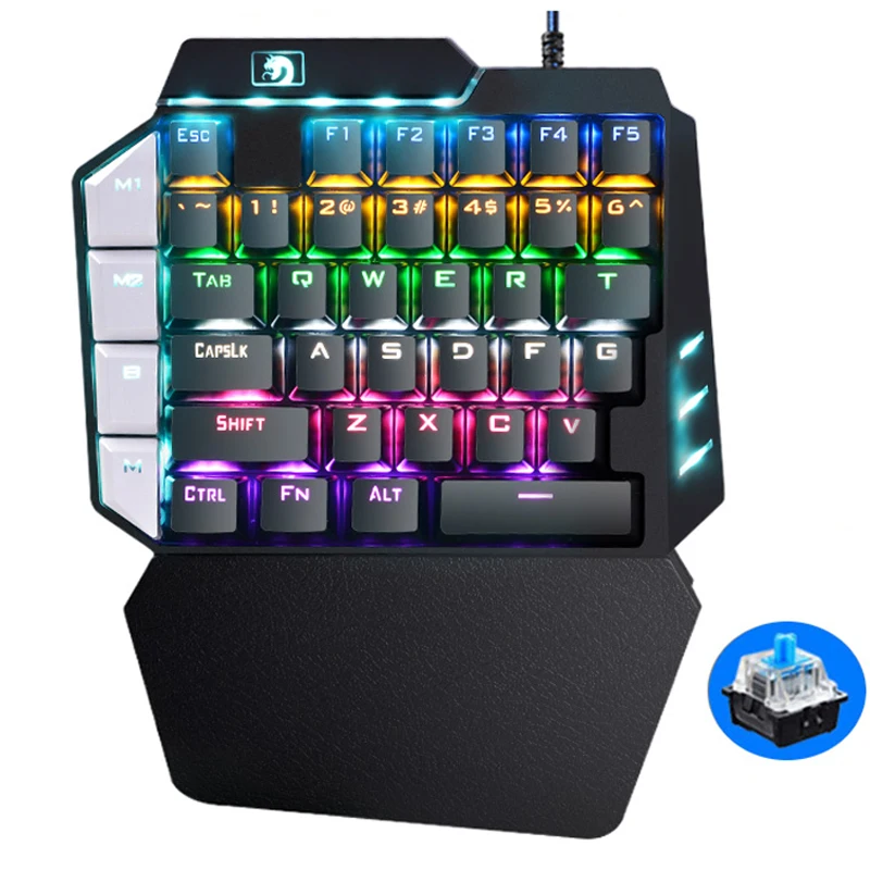 Gaming Keyboard One-Handed Mechanical Keyboard for PUGB Mobile Game Left-Hand Keyboard PC Laptop+Gaming Mouse Game for Gamer
Gaming Keyboard One-Handed Mechanical Keyboard for PUGB Mobile Game Left-Hand Keyboard PC Laptop+Gaming Mouse Game for Gamer