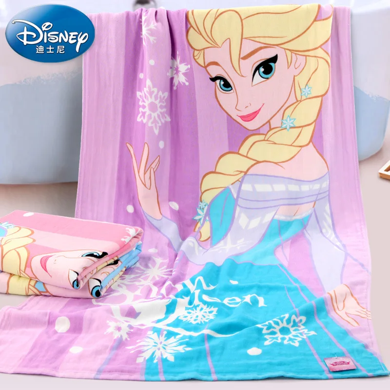 

Disney Frozen Elsa Anna Princess Cinderella Belle Beach/Bath Towel For Baby Girls Kids 100% Cotton 70x140cm