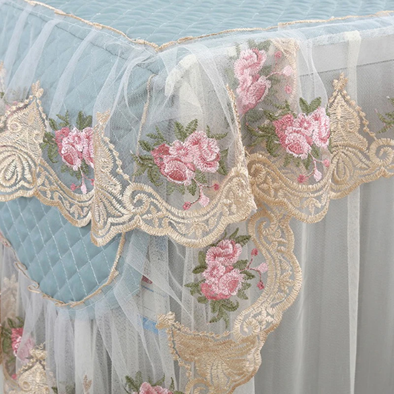 Lace Ruffle Floral Washing Machine Dust Cover Protection Front Durable Soft Home lace proof Case Washing Machine Protective Dust
Lace Ruffle Floral Washing Machine Dust Cover Protection Front Durable Soft Home lace proof Case Washing Machine Protective Dust