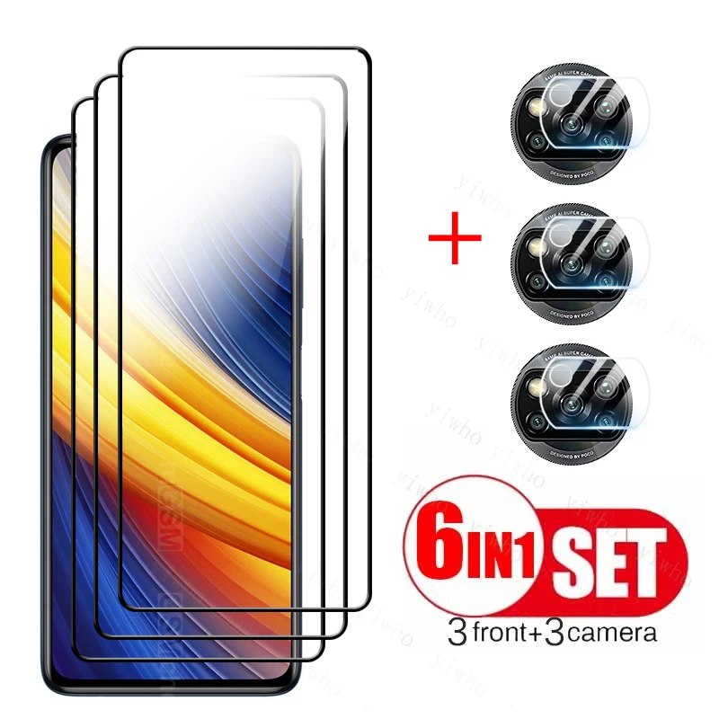 Screen Protector For Xiaomi Poco X3 Pro Full Cover Tempered glass Poco X3 Pro Camera lens Protective Poco X3Pro M2102J20SG 6.67"
Screen Protector For Xiaomi Poco X3 Pro Full Cover Tempered glass Poco X3 Pro Camera lens Protective Poco X3Pro M2102J20SG 6.67"