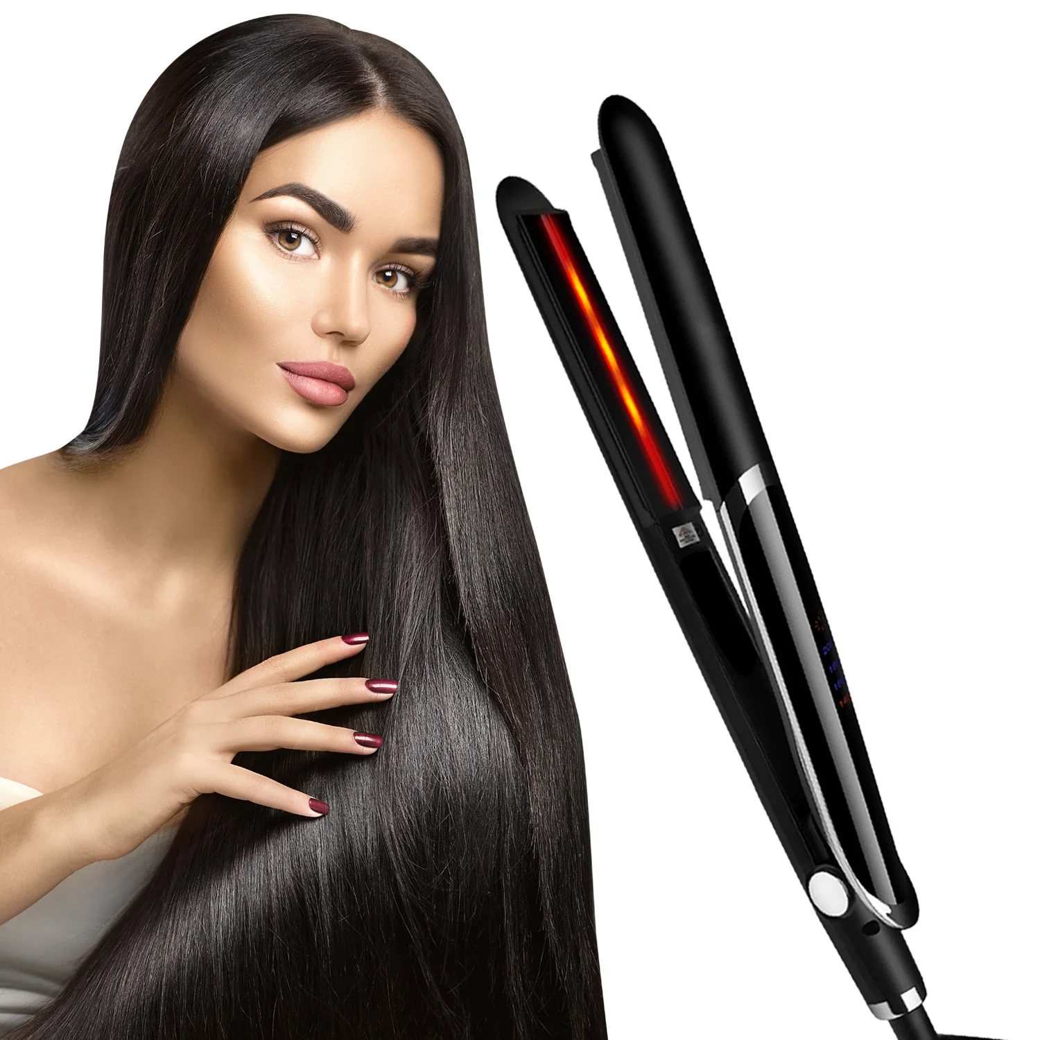 Automatic Infrared Hair Straightener Hair Curler Four Temperature Great Display Professional Hair Straightener Curler
Automatic Infrared Hair Straightener Hair Curler Four Temperature Great Display Professional Hair Straightener Curler