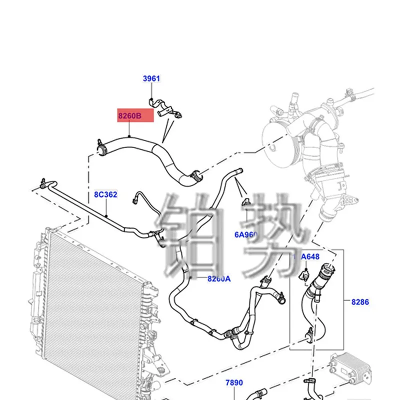 Hose assembly 2010-2013lan dro verd isc ove ry4 ran ger ove rsp ort water tank upper and lower water pipes cooling water pipes
Hose assembly 2010-2013lan dro verd isc ove ry4 ran ger ove rsp ort water tank upper and lower water pipes cooling water pipes