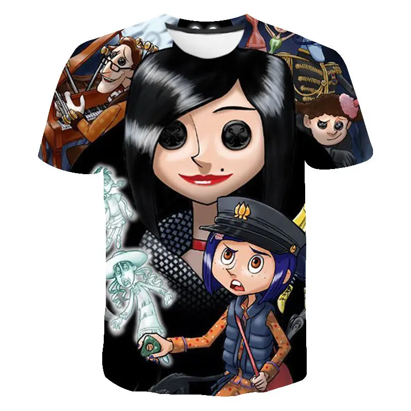 3D Printed Fashion Short Sleeve Men Women T-Shirts Movie Coraline Shirt Casual Streetwear Boy Girl Children Sweatshirts Tops Tee
3D Printed Fashion Short Sleeve Men Women T-Shirts Movie Coraline Shirt Casual Streetwear Boy Girl Children Sweatshirts Tops Tee