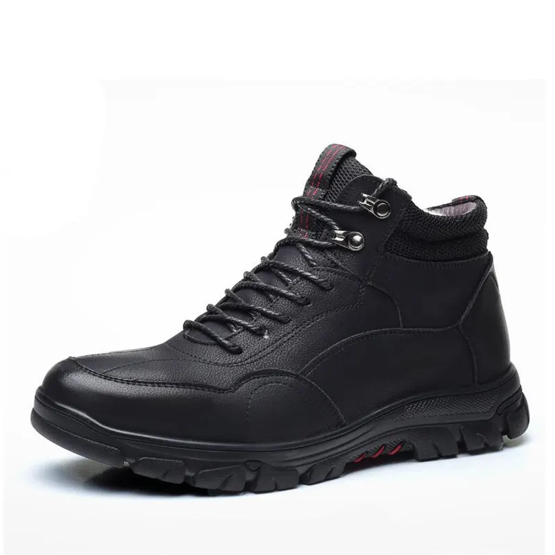Size 45 Waterproof Snow Boots Warm Wool Inside Outdoor Black Non Slip Men Winter Boot Shoe for Man Fashion Leather Boots
Size 45 Waterproof Snow Boots Warm Wool Inside Outdoor Black Non Slip Men Winter Boot Shoe for Man Fashion Leather Boots