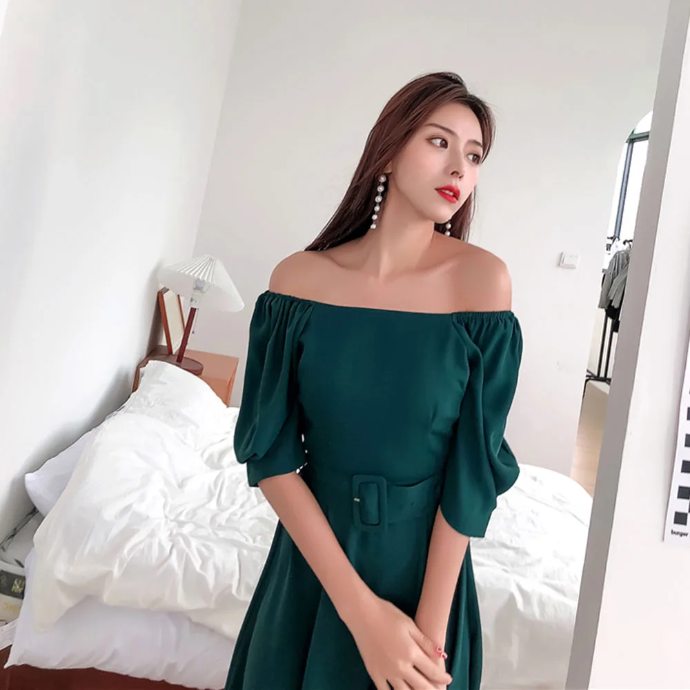 Japanese Style 2021 Summer Fashion Temperament Women's Dress Casual Elegant Simple Square Collar Puff Sleeve Solid Color
Japanese Style 2021 Summer Fashion Temperament Women's Dress Casual Elegant Simple Square Collar Puff Sleeve Solid Color