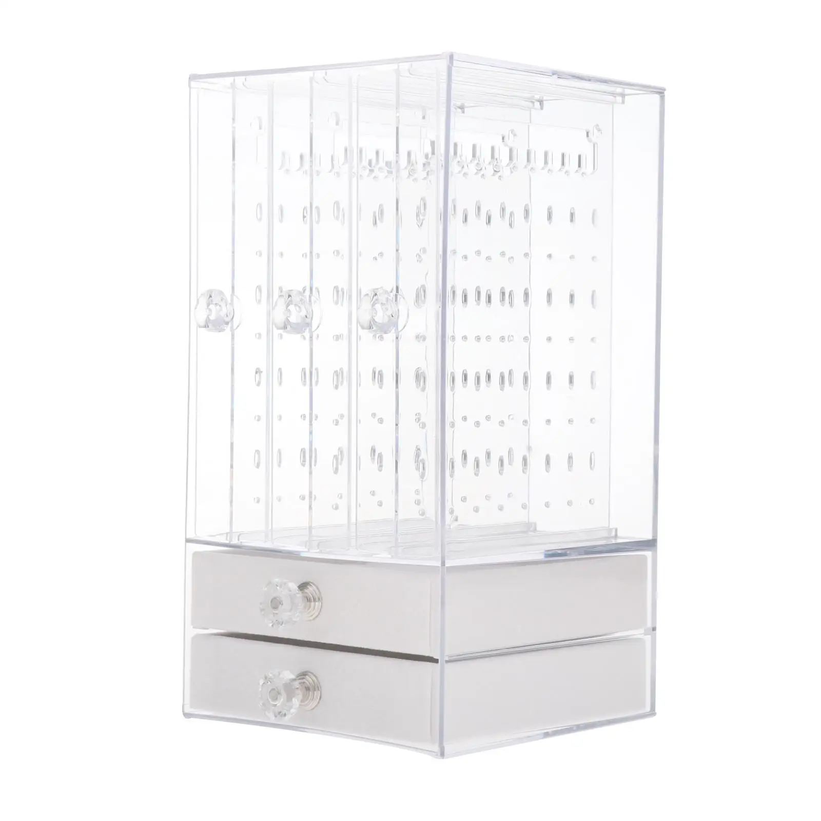Earrings Plastic Storage Box Portable Earrings Drawer Transparent Dust-proof Display Box Makeup Jewelry Rack Organizer
Earrings Plastic Storage Box Portable Earrings Drawer Transparent Dust-proof Display Box Makeup Jewelry Rack Organizer