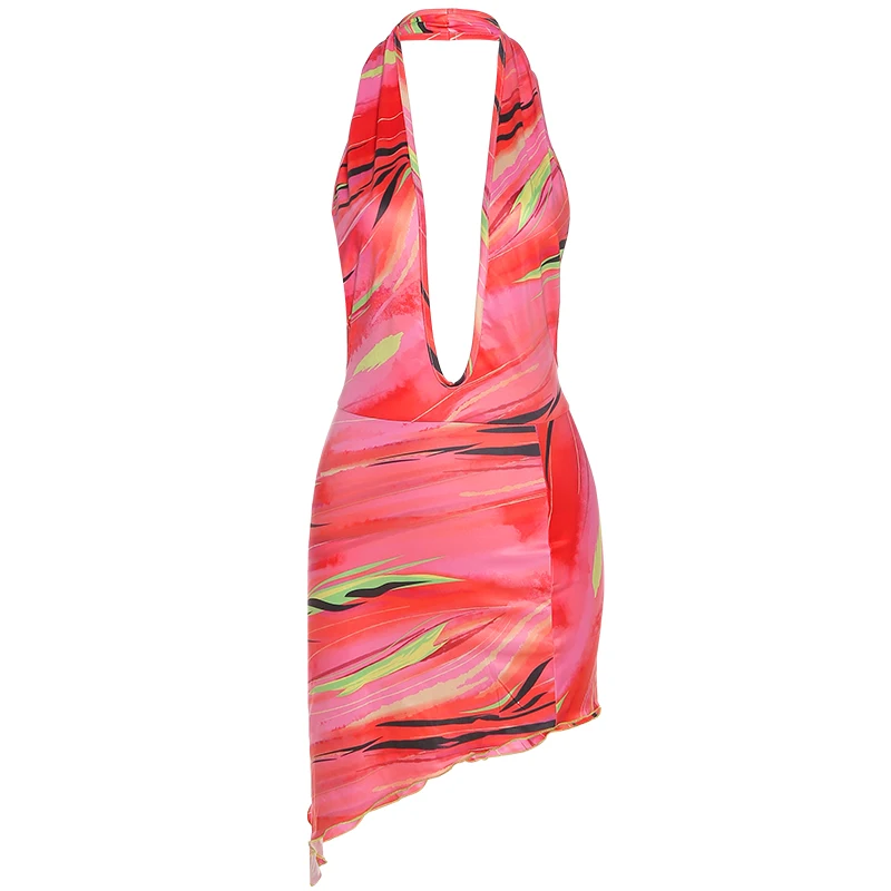 Yiallen Summer Fashion Backless Dress Women Sexy Halter Deep V Neck Sleeveless Slim Street Casual Printing Lady Mini Dresses
Yiallen Summer Fashion Backless Dress Women Sexy Halter Deep V Neck Sleeveless Slim Street Casual Printing Lady Mini Dresses
