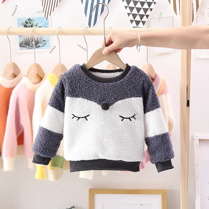 Winter Kids Clothes Baby Long Sleeve Keep Warm Children Sportswear Kids Thicken Sweater Autumn Casual Clothes CJT004
Winter Kids Clothes Baby Long Sleeve Keep Warm Children Sportswear Kids Thicken Sweater Autumn Casual Clothes CJT004